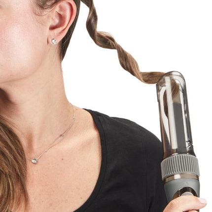 Conair Curl Secret Ceramic Auto ¾” Barrel Curler - multiple 5 heat settings - Custom 3 curl directions (left, right and Alternating) -High heat up to 210°C (410°F), Auto off for safety, Dual Voltage