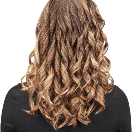 Conair Curl Secret Ceramic Auto ¾” Barrel Curler - multiple 5 heat settings - Custom 3 curl directions (left, right and Alternating) -High heat up to 210°C (410°F), Auto off for safety, Dual Voltage