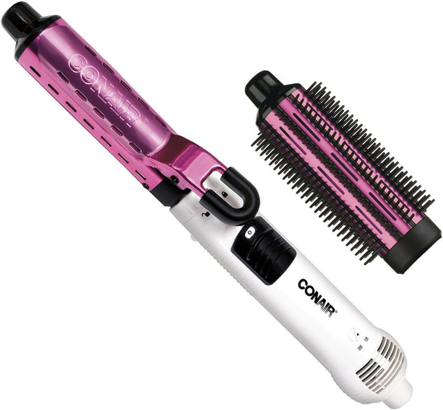 Conair CD160WNC 1-1/2-Inch Hot Air Curling Iron and Brush - Produces soft, voluminous, curls, and waves - 2 heat setting, Dual voltage