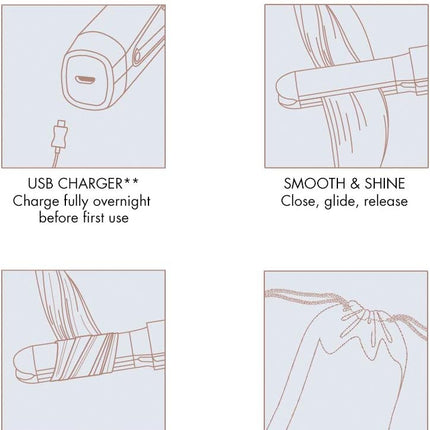 Conair CR300C Unbound Petite Cordless 3/4" Ceramic Multi Styler