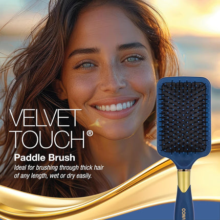 Conair Blue Velvet Touch Paddle Brush