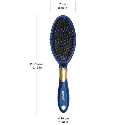 Conair Blue Velvet Touch Cushion Brush