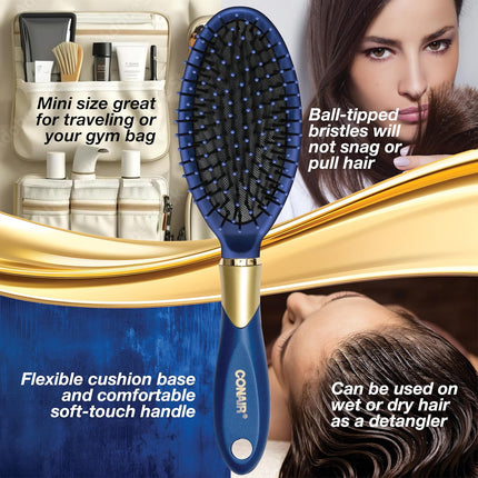 Conair Blue Velvet Touch Cushion Brush