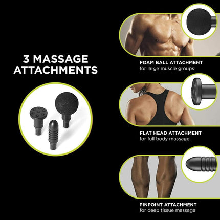 Conair Body Benefits Superlite Deep Tissue Massage Gun THM001C 3.5 pounds