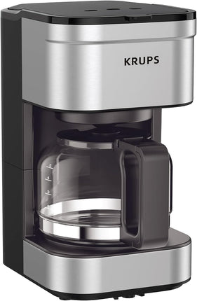 KRUPS: Simply Brew 5 Cup Coffee Maker, Cold Brew, Drip Free & Keep Warm Functions, Stainless Steel Coffee Machine