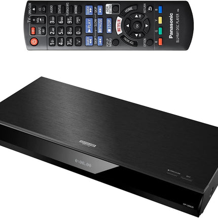 Panasonic DPUB820K Ultra HD Blu-ray Player with Dolby Vision, Hi-Res Audio, Voice Assist, Black
