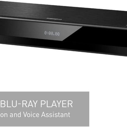 Panasonic DPUB820K Ultra HD Blu-ray Player with Dolby Vision, Hi-Res Audio, Voice Assist, Black