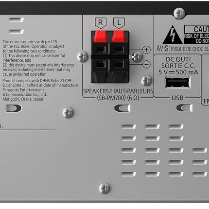 Panasonic SCPM700 Micro System with CD, Radio and Bluetooth, Black