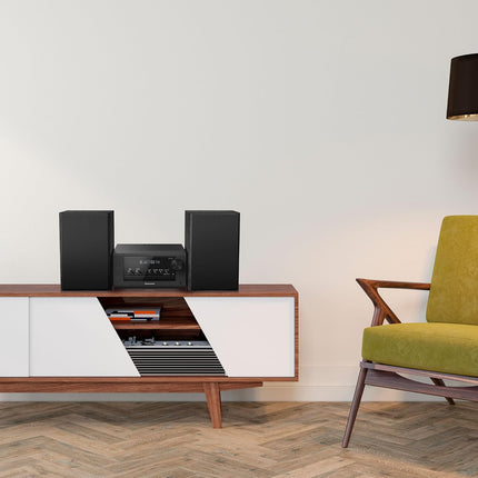 Panasonic SCPM700 Micro System with CD, Radio and Bluetooth, Black