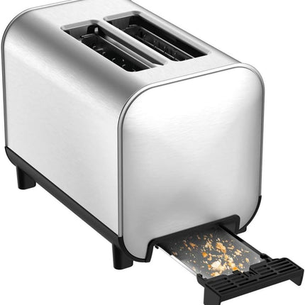 T-fal TT682D50 Element Stainless Steel 2 Slice Toaster, Sliver
