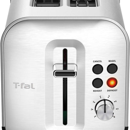 T-fal TT682D50 Element Stainless Steel 2 Slice Toaster, Sliver