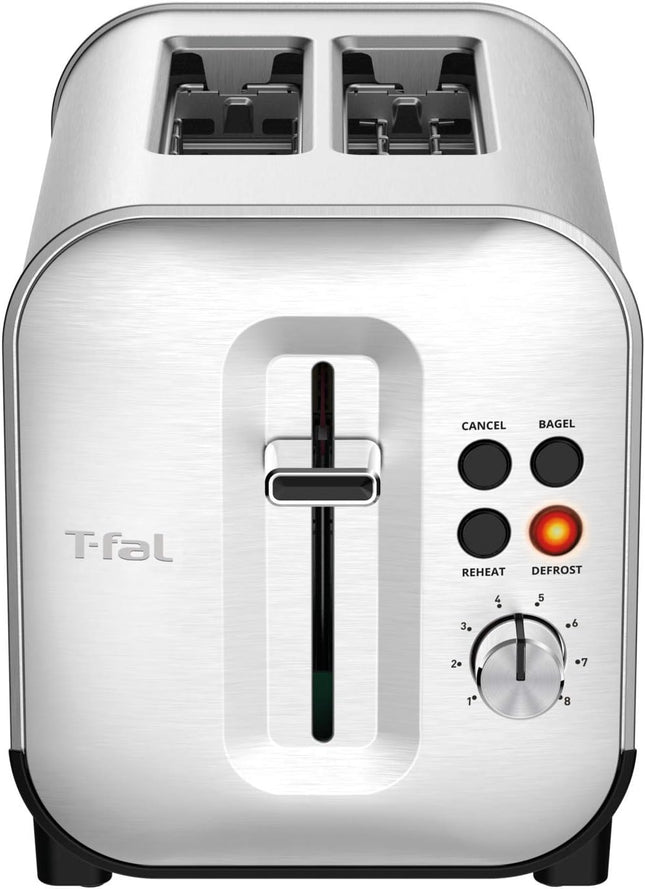T-fal TT682D50 Element Stainless Steel 2 Slice Toaster, Sliver