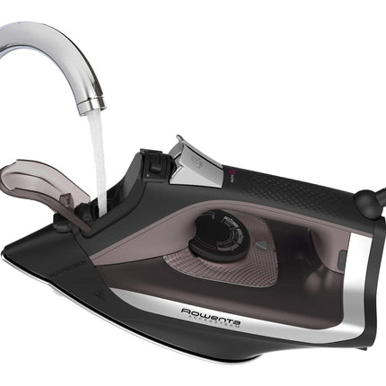 Rowenta 1700W Compact Steam Iron with Stainless Steel Soleplate and Auto Shutoff, DW2361Q1, Brown/Black