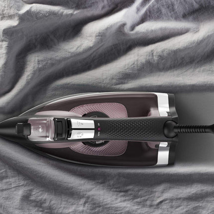 Rowenta 1700W Compact Steam Iron with Stainless Steel Soleplate and Auto Shutoff, DW2361Q1, Brown/Black