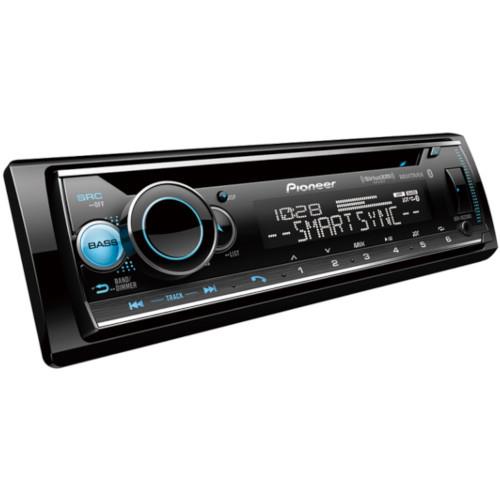 Pioneer Single Din Bluetooth CD Receiver with Smart Sync and