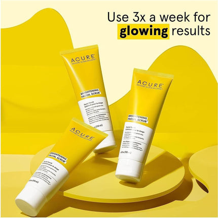 Acure Brightening Facial Scrub Sea Kelp & French Green Clay