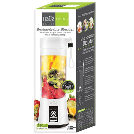 Hauz Rechargeable USB Blender - White (AMB503)