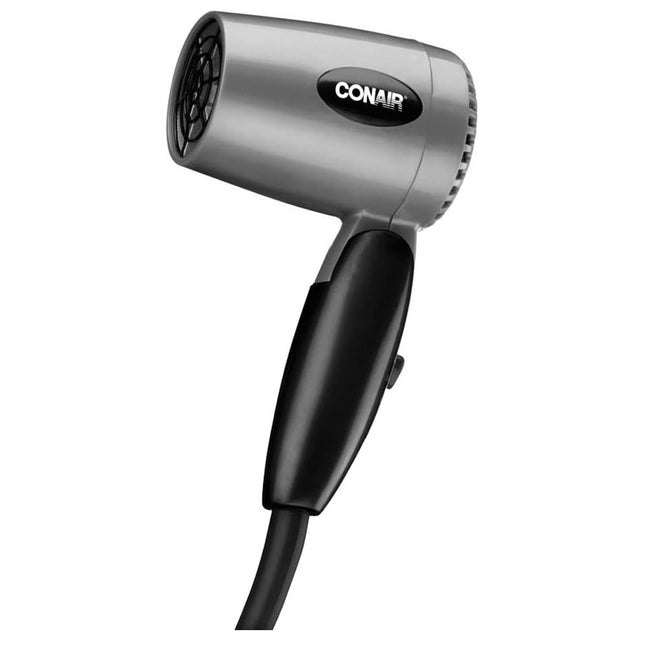 Sèche-cheveux de voyage compact Conair 124AC 1600 watts avec poignée pliable