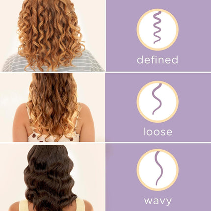 Conair CR520C Curl Secret Cordless Mini Auto Curler -Rechargeable Cordless Technology- All Hair Types - Short to Medium Hair Lengths produces defined, loose, or wavy curls - Dual Voltage Adapter