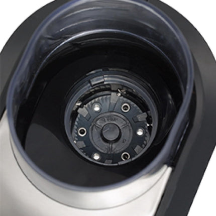 KRUPS Grind Size and Cup Selection and Stainless Steel Flat Burr Coffee Grinder, 8-Ounce, Black and Metal, GVX212