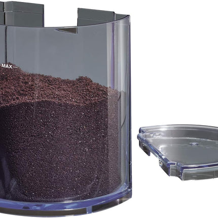 Moulin à meules plates en acier inoxydable de précision Krups 8 oz, 32 tasses Réservoir à grains 12 moutures de fine à grossière 110 watts Récipient amovible, goutte à goutte, presse, expresso, infusion à froid, 2,12 tasses de café moulu Noir 