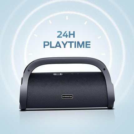 Monster Adventurer Max Wireless Bluetooth Speaker, Loud Speakers with Double Subwoofer