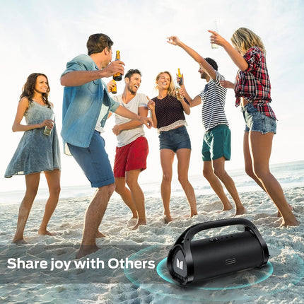 Monster Adventurer Max Wireless Bluetooth Speaker, Loud Speakers with Double Subwoofer