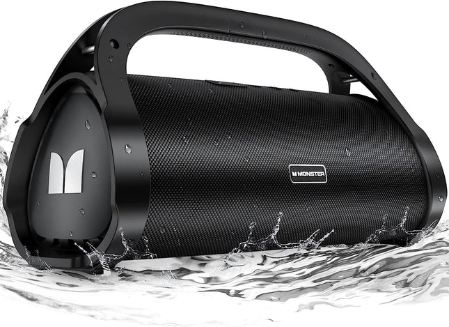 Monster Adventurer Max Wireless Bluetooth Speaker, Loud Speakers with Double Subwoofer