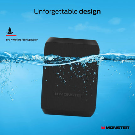 Monster DNA One Wireless Bluetooth Speaker, Black