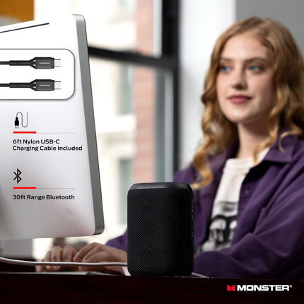 Monster DNA One Wireless Bluetooth Speaker, Black