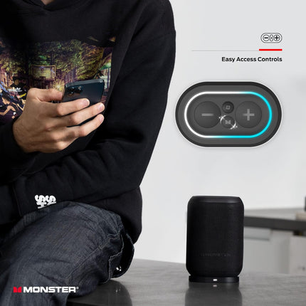 Monster DNA One Wireless Bluetooth Speaker, Black