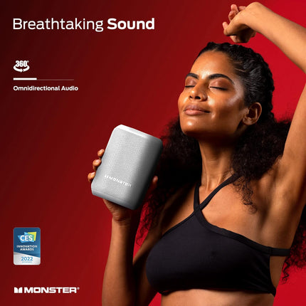 Monster DNA One Wireless Bluetooth Speaker, White