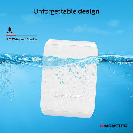 Monster DNA One Wireless Bluetooth Speaker, White