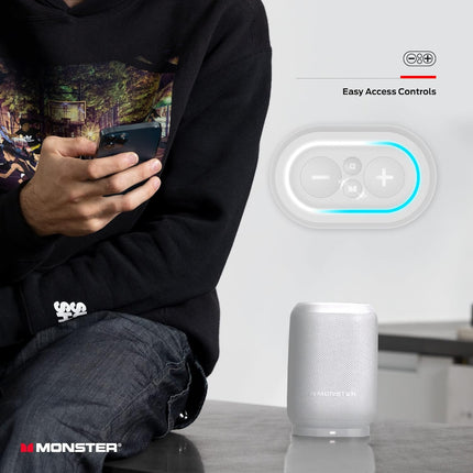 Monster DNA One Wireless Bluetooth Speaker, White