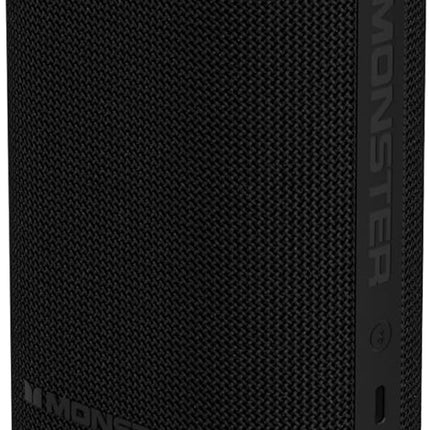 Monster DNA Max Haut-parleur Bluetooth portable sans fil avec basses omnidirectionnelles à 360 ° Noir 