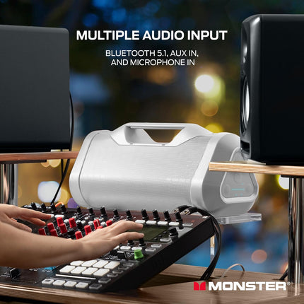 Monster speaker multiple audio input