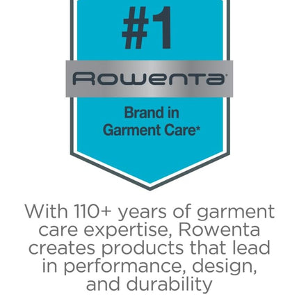 Rowenta Focus Excel DW5280U1,Professional, Stainless Steel Soleplate Steam Iron for Clothes Standard, Powerful steam Blast, Leakproof, Lighweight, 1725 Watts Portable, Ironing, Blue