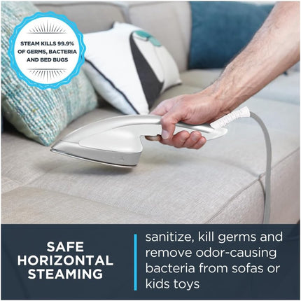 Safe steaming kill germs and remove odor