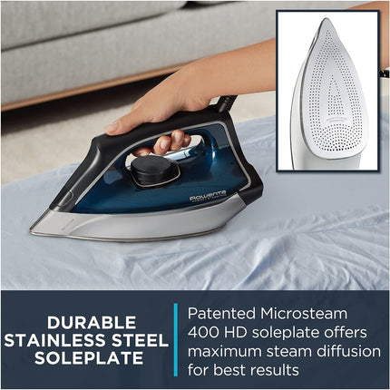 Rowenta Perfect Steam Pro DG8624U1, Stainless Steel Soleplate Professional Steam Station, 1800 Watts Iron,Garment Steamer