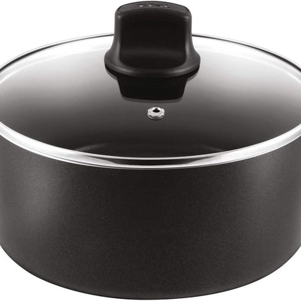 T-fal C526SC54 Intuition 9pc Non Stick cookware Set, Large, Black