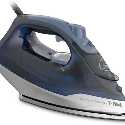 T-fal FV2886U0 Express Steam Garment Iron, Blue, Fast results, Powerful Steam Boost, 5 settings, Safety Auto-off