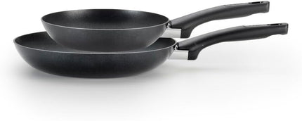 T-fal C526S254 Intuition Nonstick Fry Pan/Saute Pan Cookware Set, 20cm, 24cm 2-Piece Frypan set, Black, Small
