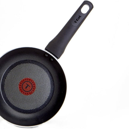 T-fal C526S254 Intuition Nonstick Fry Pan/Saute Pan Cookware Set, 20cm, 24cm 2-Piece Frypan set, Black, Small