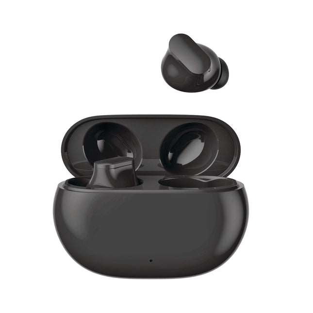 Bluehive Bluepods True Wireless Earbuds with 22 Hour Battery Life & Fast Charging, Black