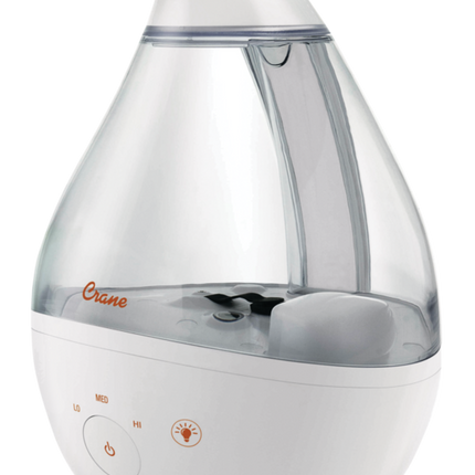 Crane Clear White Top Fill Ultrasonic Drop, 1-Gallon