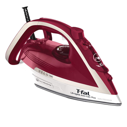 T-Fal FV5876 Ultraglide Plus with Anticalc Steam Iron – Red with Anticalc