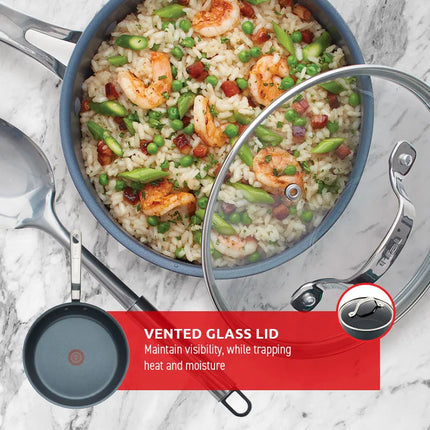 T-fal Unlimited Platinum Cookware, 5QT Jumbo Cooker, E1048264