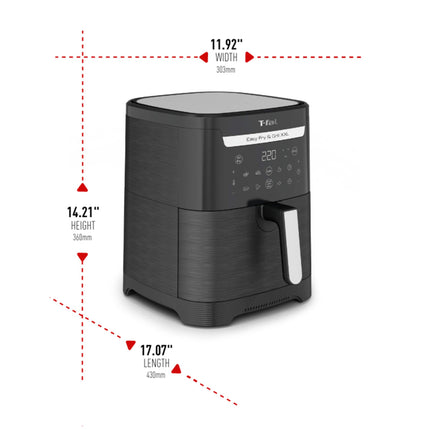 T-fal Easy Fry & Grill Flexcook, XXL, 6.5-L, EY801850, Black