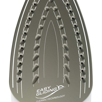 T-fal Ecomaster Ceramic Soleplate Steam Iron for Clothes Eco-Friendly with Steam Trigger 1400 Watts Ironing, Programmable Steaming FV1742U0, Blue