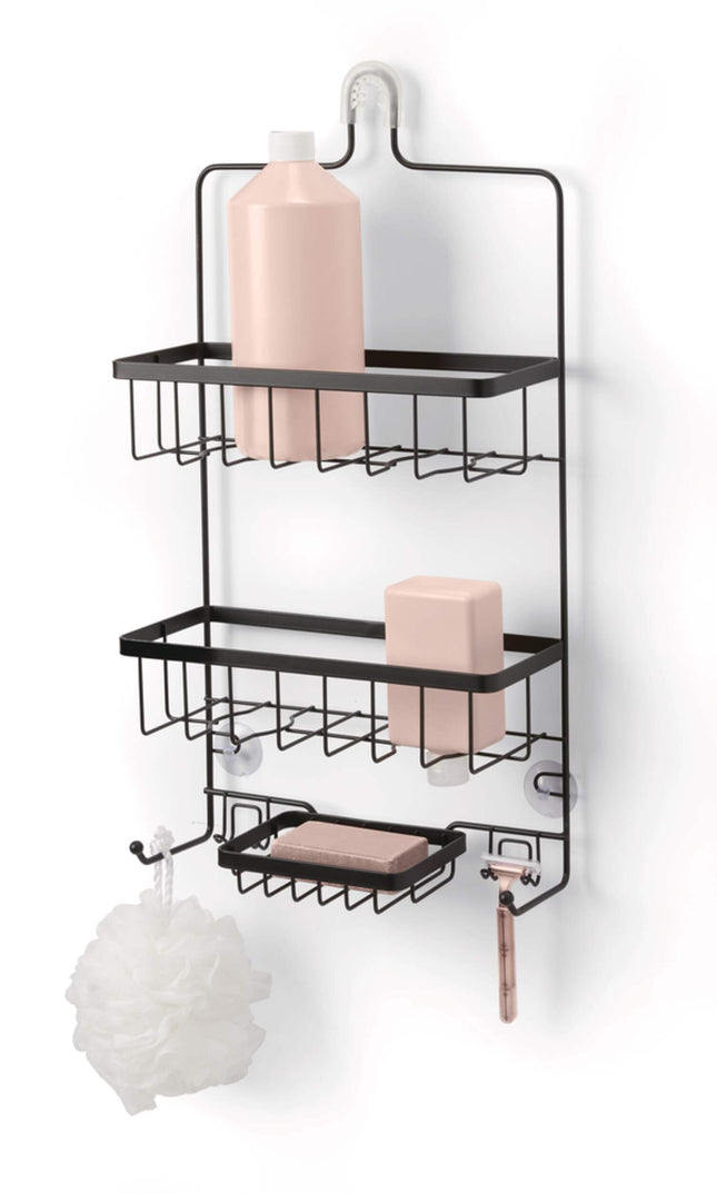 Type A Wire Bath Caddy, Black